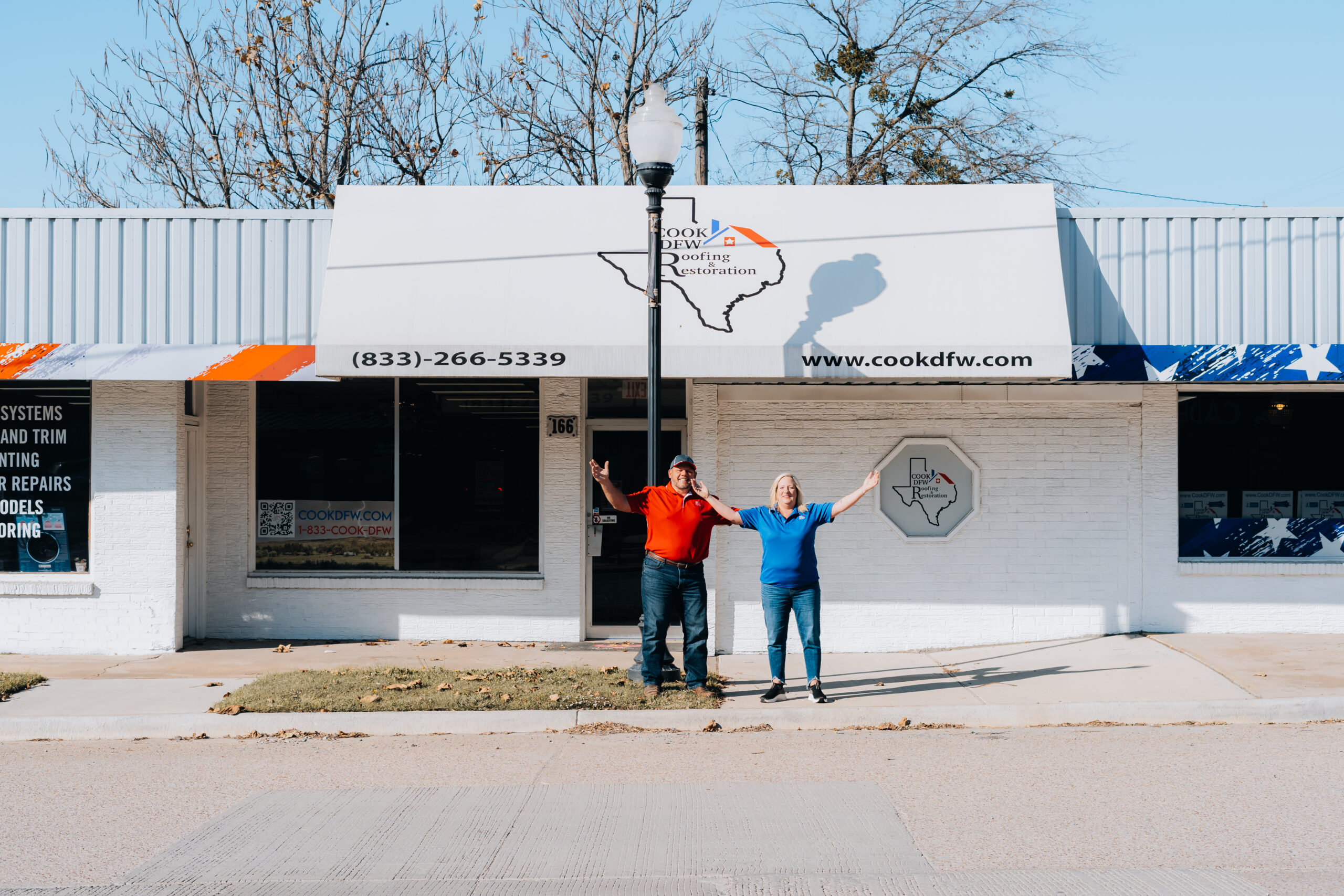 Cook DFW Team Outside Office